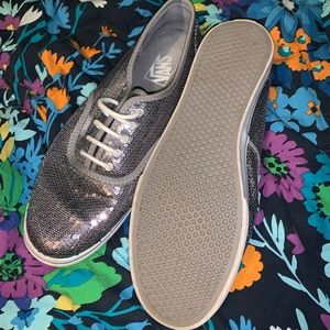 Sequin Vans size 10